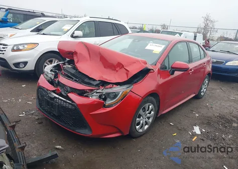 2021 Toyota Corolla Le из США, поврежденный, VIN 5YFEPMAE5MP181305